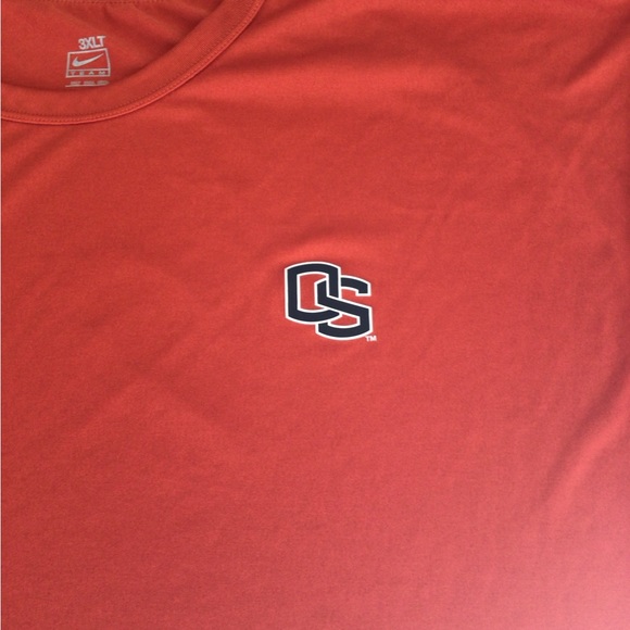 Nike Men’s Oregon State Basketball Dri-Fit T-shirt.  Size 3 XLT Orange Big/Tall - Picture 3 of 5